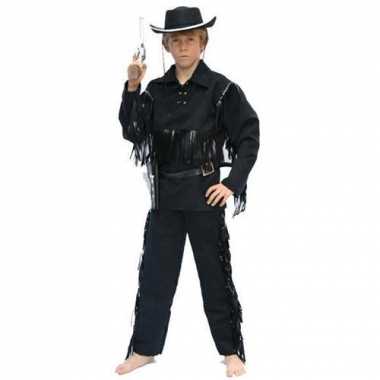 Cowboy verkleedkleding kind zwart