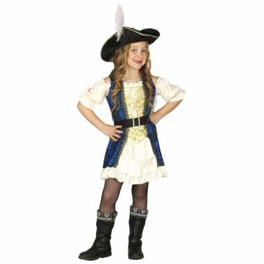 Kapiteinsverkleedkleding piraat meisjes kind