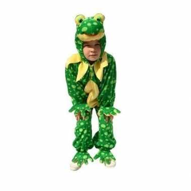 Pluche kikker verkleedkleding kind