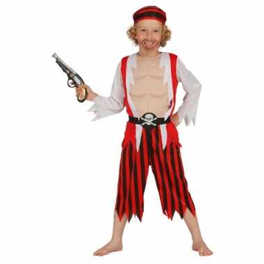 Rood piraten verkleedkleding kind