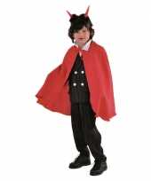 Vampier verkleedkledings cape rood kind
